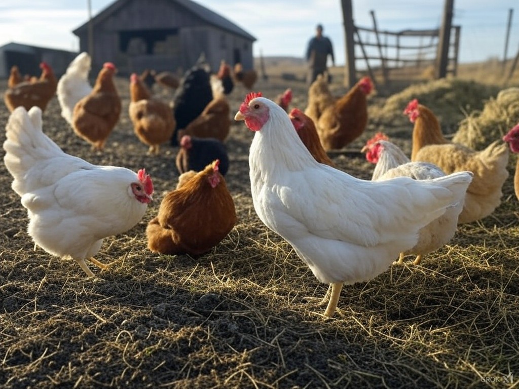 une poule pondeuse